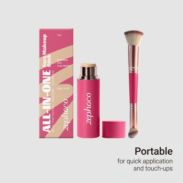 Multifunktionelt Makeup Stick Sæt (Elfenbenshvid)
