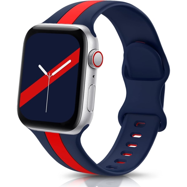 Sportband kompatibla med Apple Watch Band 38mm 40mm 41mm 42mm 44mm