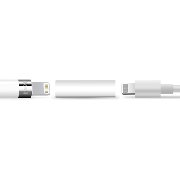Högkvalitativt, helt nytt 2-pack Adapter Kompatibel med Apple Pencil Adapter Hona till Hona Laddningsadaptrar Lightning-kabel Ada