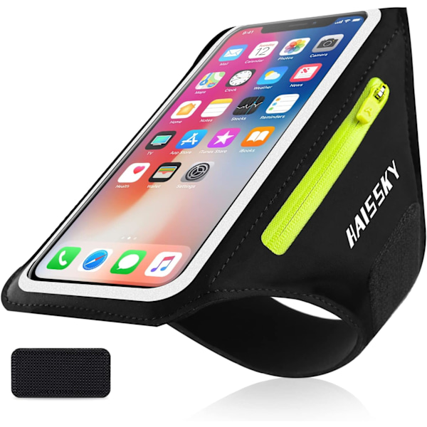 2025 Senaste Modellen Telefonarmband för Löpning Mobiltelefonarmband med Dragkedjeficka för Hörlurar Bilnycklar, Vattentåligt Sportarmband