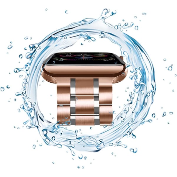 Kompatibel med Apple Watch Band 38mm 40mm 42mm 44mm Rose Gold/Silver 38mm/40mm/41mm