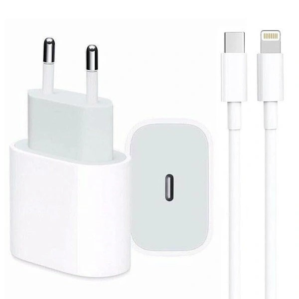 20W iPhone-laddare (med kabel) - Stöder PD3.0 snabbladdning (EU-version)