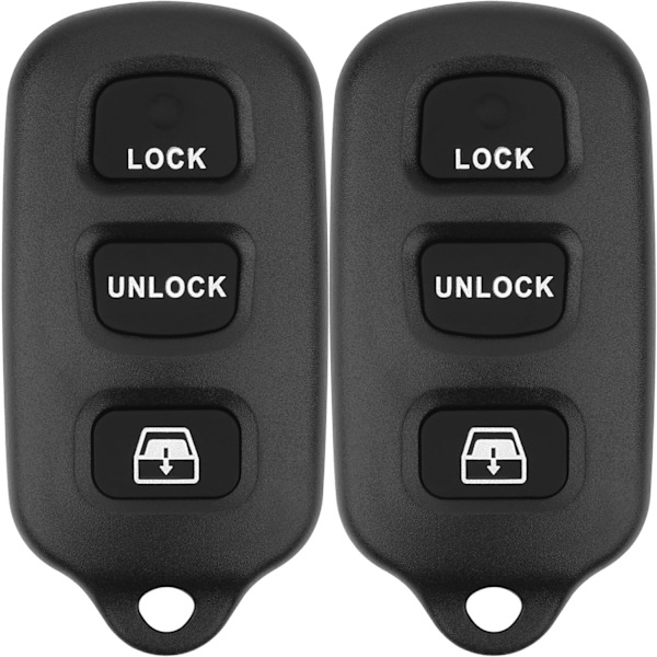 Nyckelbricka Ersättning för 1999-2009 Toyota 4Runner/ 2001-2007 Sequoia Bil Nyckellös Fjärrkontroll, HYQ12BBX HYQ12BAN, 4 Knappar, 2