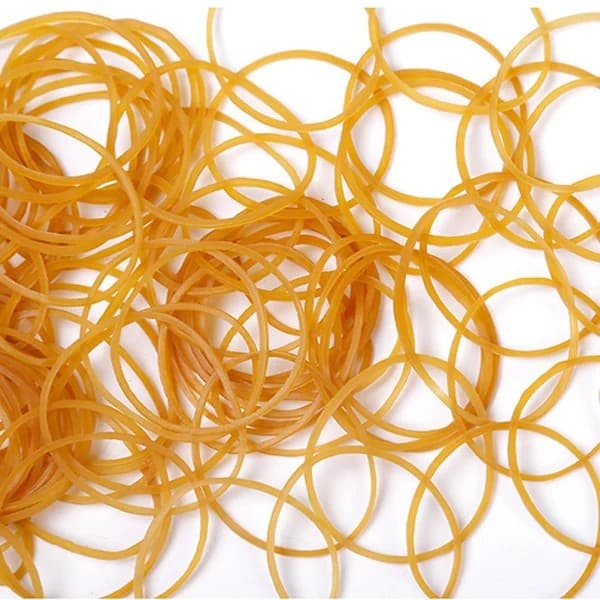 500 gummiband för pengar, med elastiska gummiband, tunna gummiband, kontorsgummiband