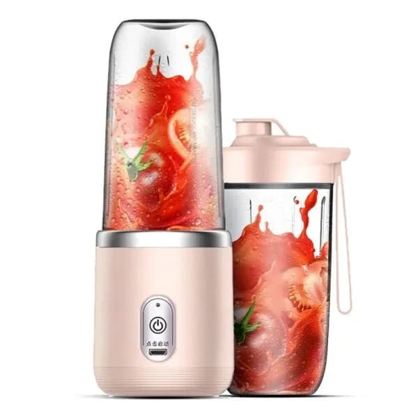Bærbar blender, 400ml, rosa