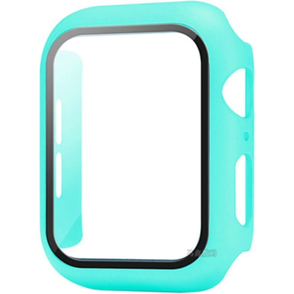 Glas+Skyddande Bumper-fodral med Härdat Glas Light green Series456 SE 44MM