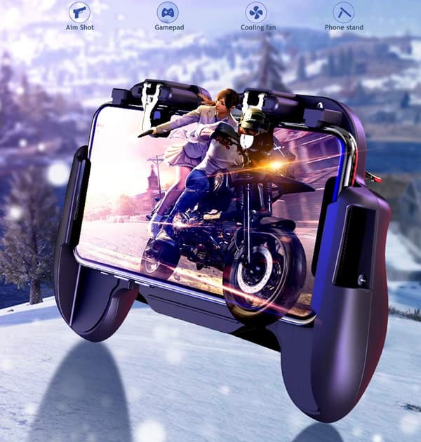 2025 Seneste Model PUBG Mobilspil Controller til Telefon iOS, Android Gaming Controller Køleventilator, Telefon Gaming Trigger til Pubg Fortnite/R
