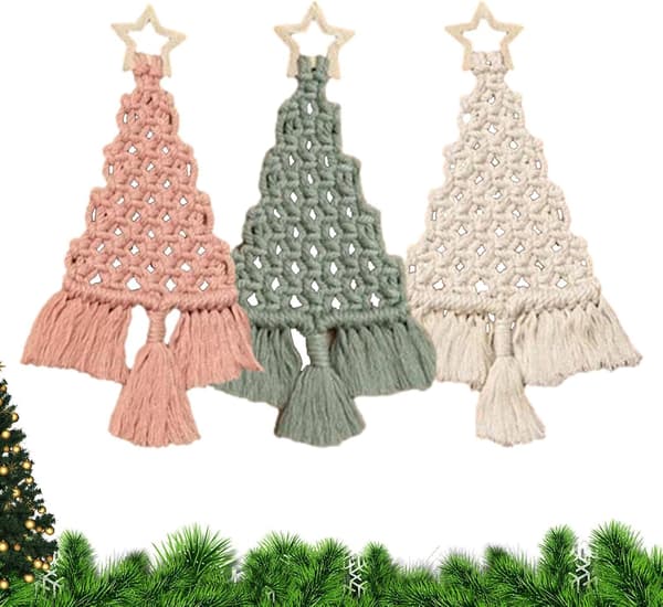 Makrame juletre DIY-sett