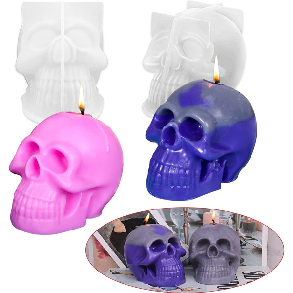 2 st 3D Skull Form Form Skull Head