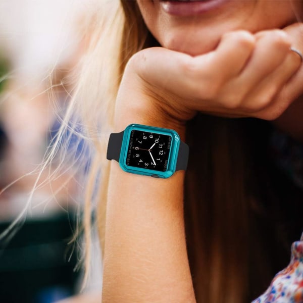 2Pack mjukt skärmskydd Bumper Case Kompatibel med Apple Watch