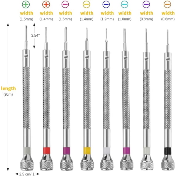 8st set, liten set