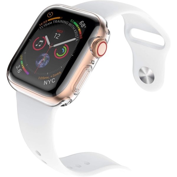 [2-pack] 44mm-fodral för Apple Watch Series 6 Transparent 44mm