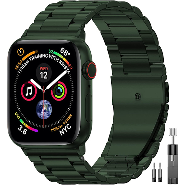 Kompatibel med Apple Watch Armband 49mm 45mm 44mm 42mm 41mm Jade Green 45mm 44mm 42mm 49mm