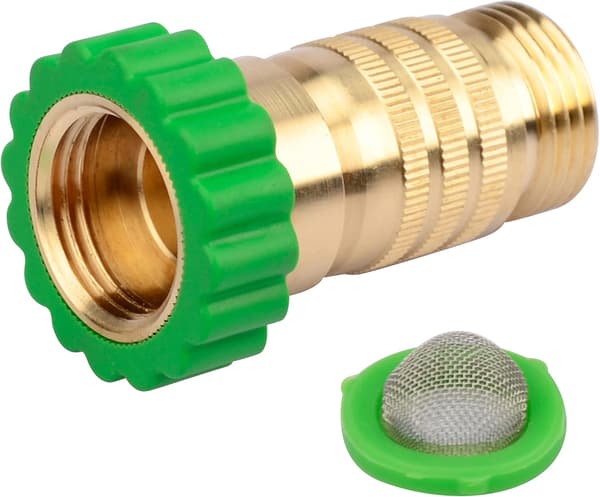 Inline vannrykksreduserer, blyfri messingregulator, for bobiloppvasksystem, 40-50PSI