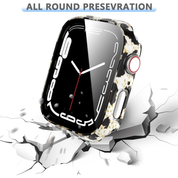 6-pack hårt PC- case för Apple Watch 42 Mm Series 3/2/1 med härdat 6-Pack 3 42mm