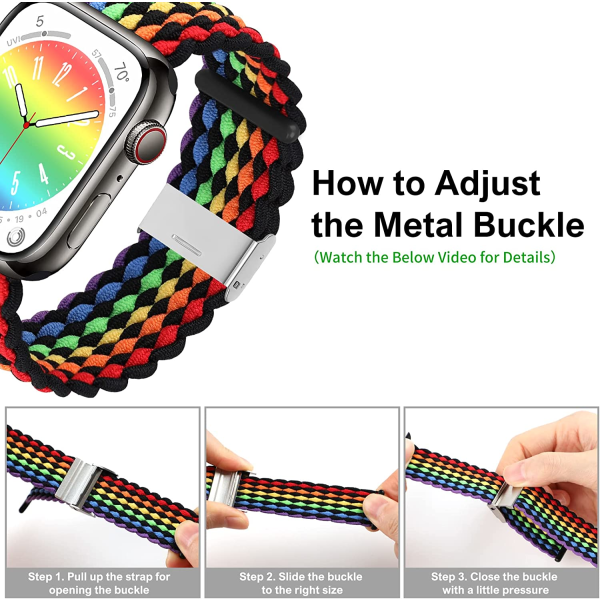 Kompatibel med Apple Watch-armband 44mm 40mm 38mm 42mm 41mm multicolor-9 38mm/40mm/41mm