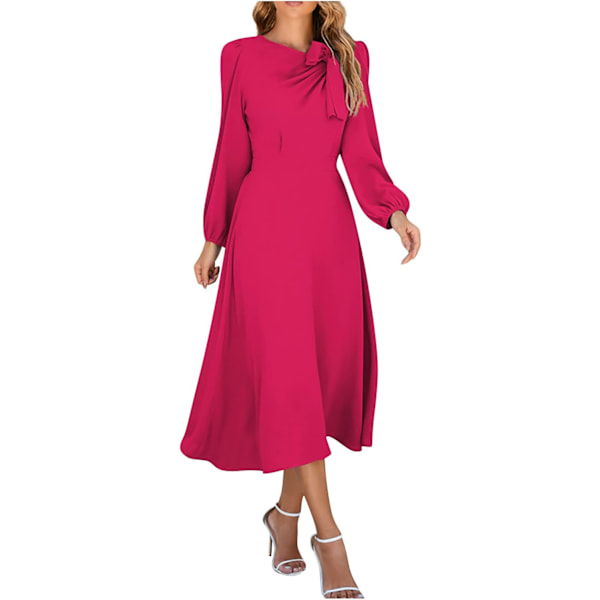 2025 Senaste Modell Cocktailklänningar. Sexig Off Shoulder Bodycon Klänning för Damer Elegant Volang Slits Kvällsfest S-2XL