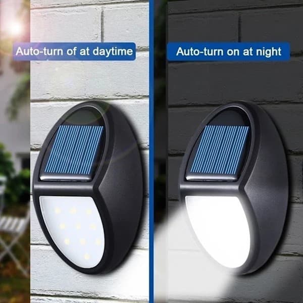 10 vandtætte LED solcellevæglamper