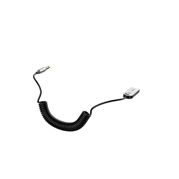 01 Bluetooth 5.0 lydmottakeradapter AUX-kabel svart