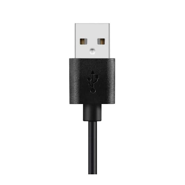 USB-opladerkabel med klips til Garmin Vivosmart 3 Sort