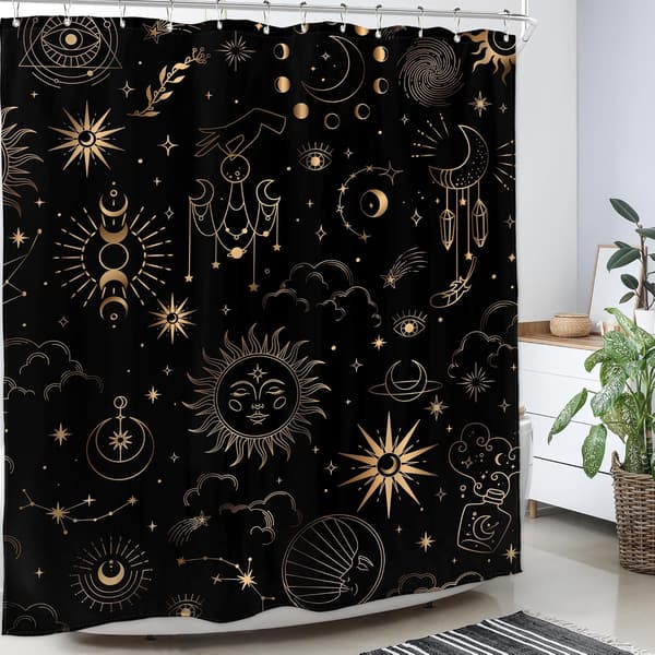 Celestial Duschdraperi - Sol Månfas Astrologi