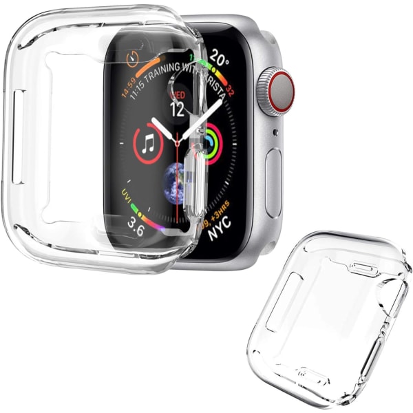 [2-pack] Case för Apple Watch 40 mm, helt skyddande