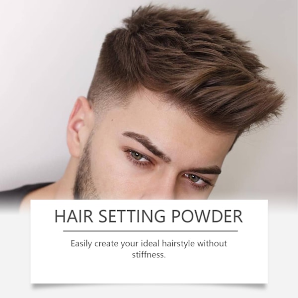 2025 Senaste Modell Herr Matt Styling Puder Lat Hårstyling Fluffig Hög Topp Uppfriskande Styling Hår