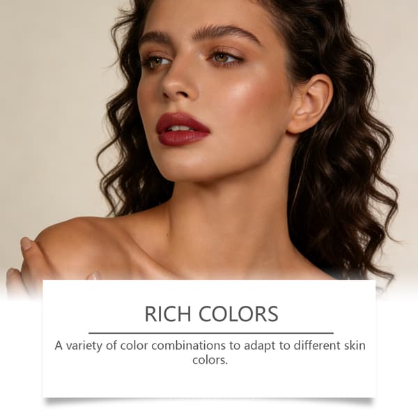Makeup Palette Sæt 06# - Multifunktionelt Makeupværktøjssæt til Scenemakeup, Let Makeup, Nude Makeup, Bærbare Touch-ups