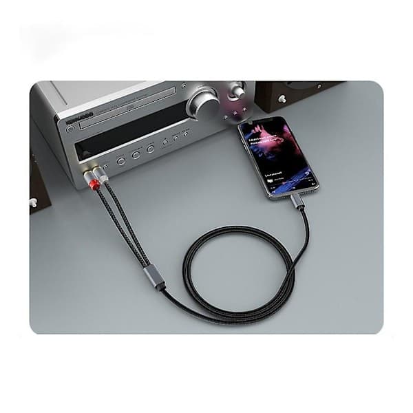 USB-C-RCA-stereoliitäntäkaapeli