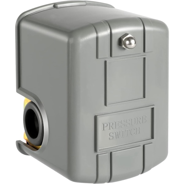 Högkvalitativ, helt ny tryckströmbrytare för brunnspump, 30-50Psi vattentrycksbrytare justerbar differential, 1/4\" invändig NPT-gänga