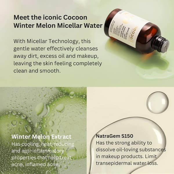 Cocoon talvimeloni misellivesi (140 ml)