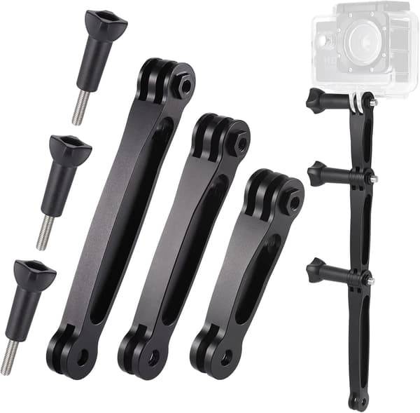 Hjälmförlängningsarmkit i aluminiumlegering - 3 i 1