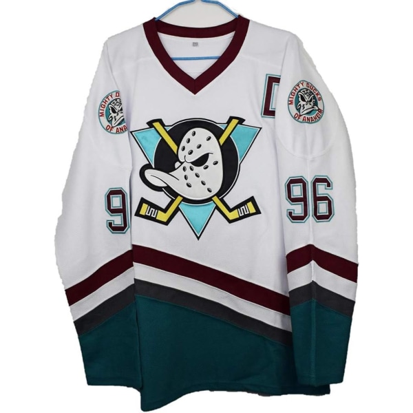 Charlie Conway #96 Mighty Ducks filmhockeytröja NHL herrtröja andas långärmad T-shirt
