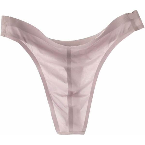 2025 Senaste Modell Sömlös Andningsbar Manlig Mjuk Ice Silk G-Strings & Trosor Underkläder Herr Kalsonger Svart XX-Large