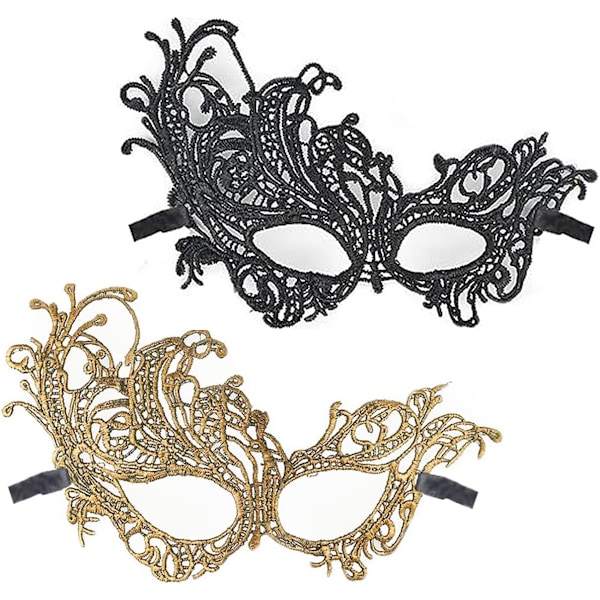 2025 Senaste Modell Maskeradmask för Kvinnor Venetiansk Spets Ögonmask För Fest Bal Kostym Mardi Gras Party Tillbehör