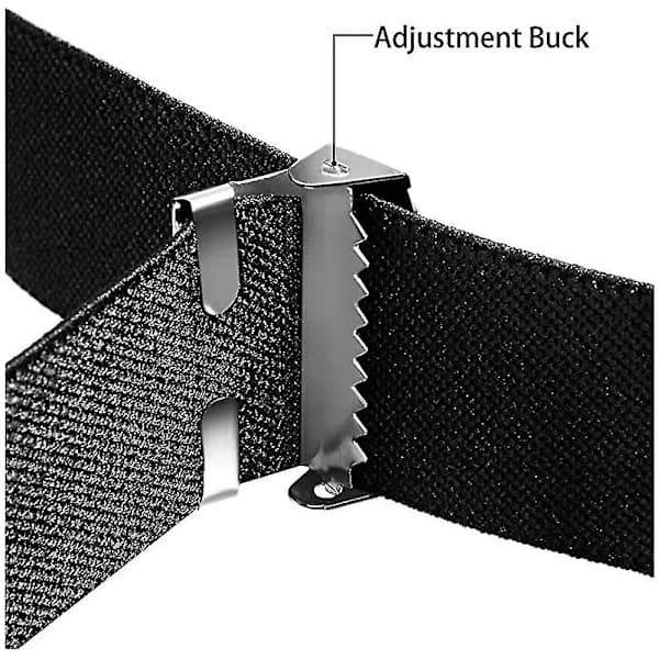 Elastisk belte for damer uten spenne, fritt elastisk midjebelte kompatibelt med kvinner 60cm