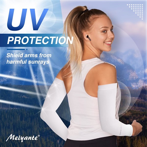 2025 Senaste Modell  Unisex Arbetsärmar 1 Par UV-skydd UPF Långärmad Tatuering Täckärmar Armskydd Kylande Grå Handflata
