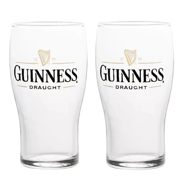 2 Guinness Pintglas