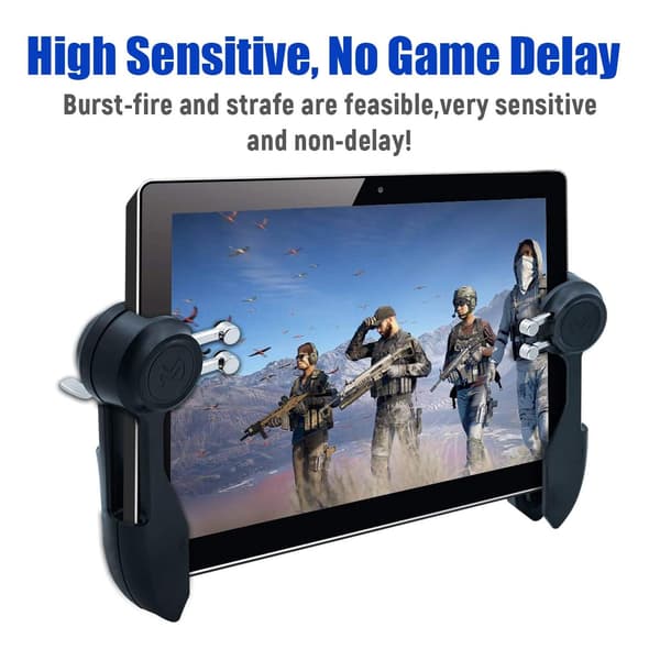 2025 Seneste Model Mobil Spilcontroller til iPad/Samsung Galaxy Tab/Alle Tablets, Håndgreb Gaming Controller med L2R2 Triggere til PUBG/