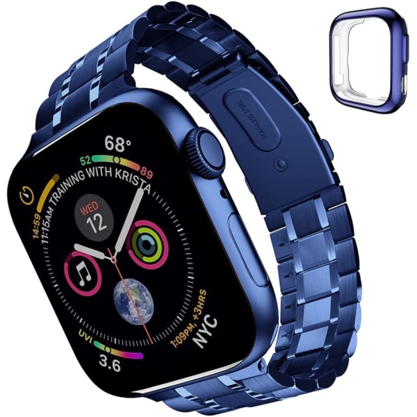 Kompatibel med Apple Watch Band 38mm 40mm 42mm 44mm Blue 38mm/40mm/41mm