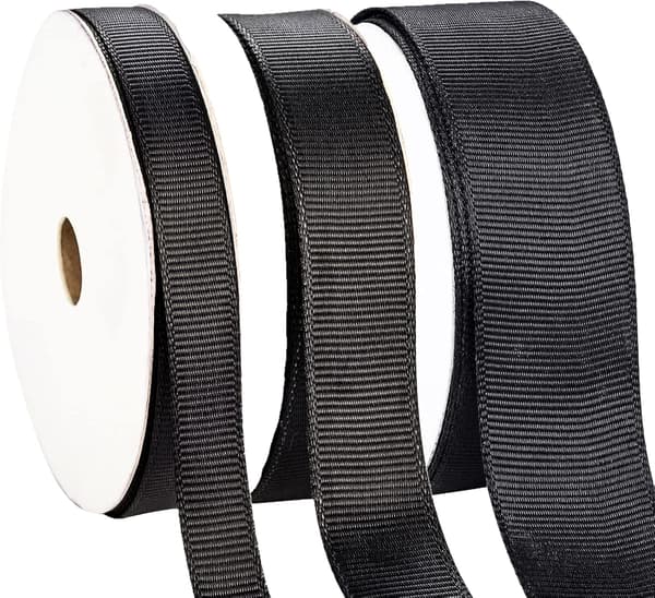 Sort Grosgrain Bånd Sæt til Håndværk