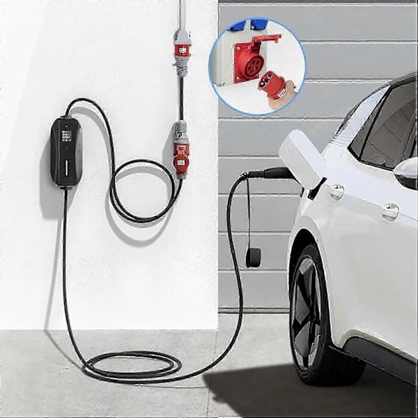 3-faset 400V adapterstik til 32A til 16A slangeforbindelse