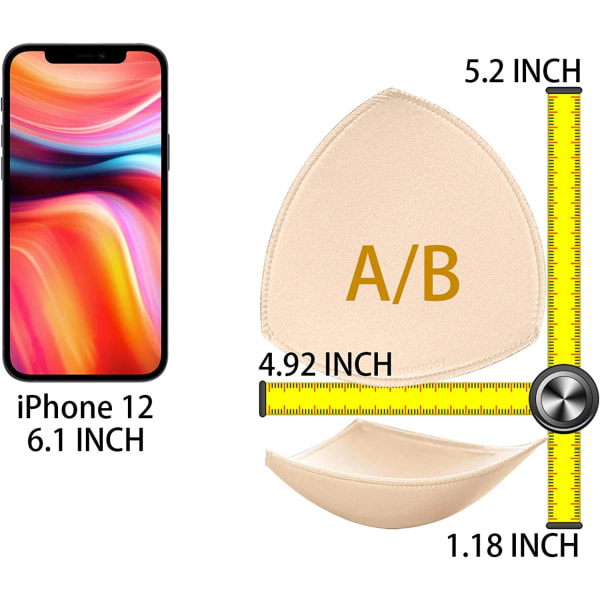 Bröstkuddar Insatser Kvinnors Sportbh Ersättningsinlägg M