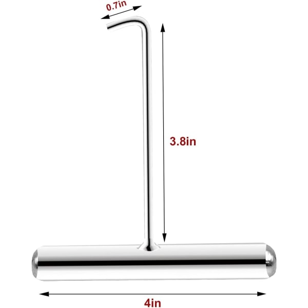 2-pack T-krok metall studsmattesfjäderdragverktyg
