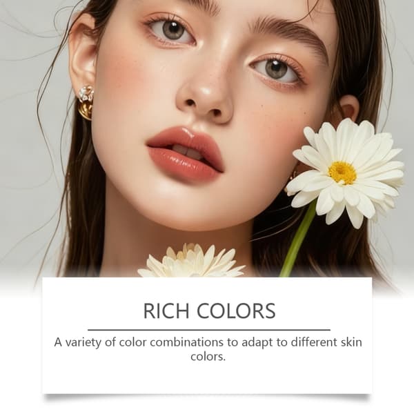 Makeup Palet Sæt 07# - Multifunktionelt Makeupværktøjssæt til Scene, Let Makeup, Nude Makeup, Bærbare Touch-ups