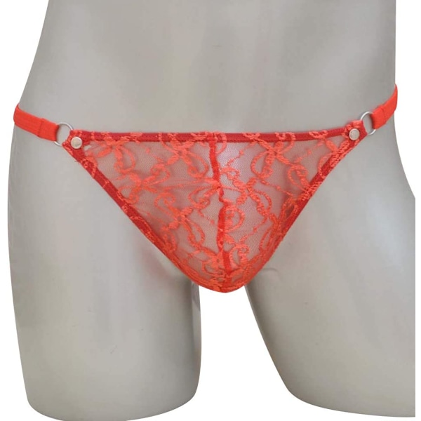 2025 Senaste Modell Påse Kalsonger G-String T-Back Underkläder Herr Spets Tanga Trosor Mesh Dam Sexig