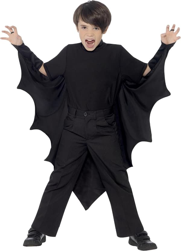 fladdermusvingar vampyr, svart