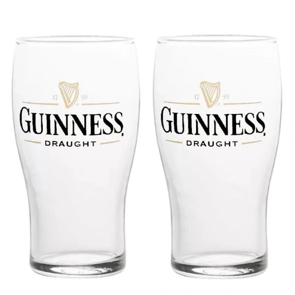 2 Guinness Pintglas