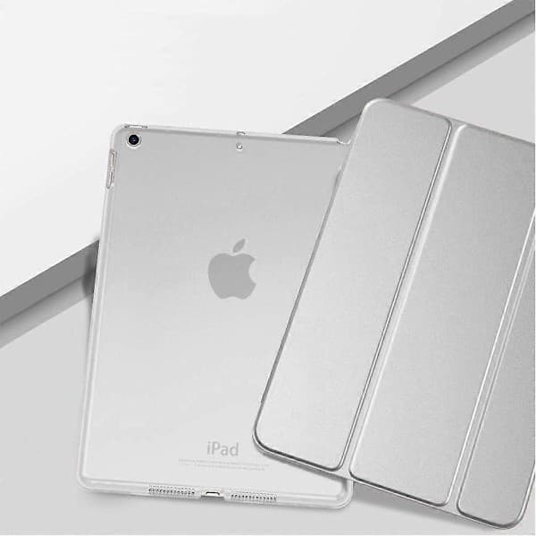 Skyddsfodral för iPad Mini 3/2/1 - Slim Smart Case, Matt Baksida - Silver