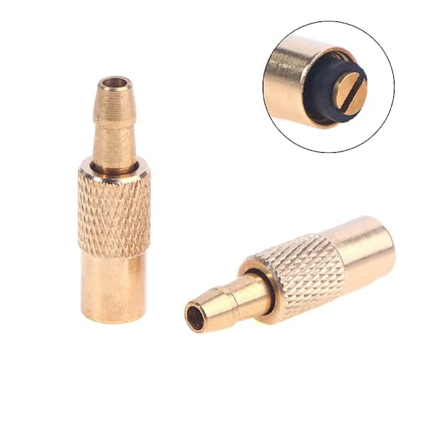 Modificer Auto Kobber Luftpumpe Chuck Clip Inflator Ventilforbindelse